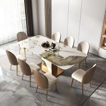 9 Pieces: Table, 8 Chairs