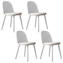 4 White Chairs