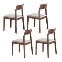 4 Brown Chairs