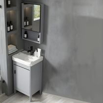 Vanity & Faucet & Mirror Cabinet