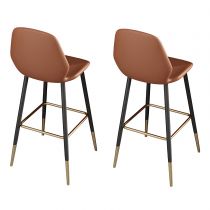 Orange 30"H Stools (Set of 2)