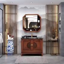 Vanity & Faucet & Mirror Cabinet