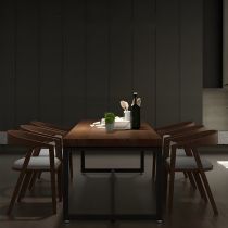 7 Pieces: Table, 6 Chairs