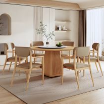 7 Pieces: Table, 6 Chairs