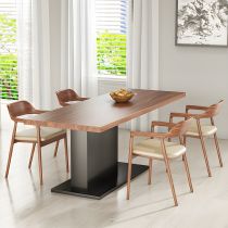 5 Pieces: Table, 4 Chairs