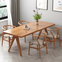 5 Pièces : Table, 4 Chaises en Bois