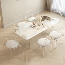 7 Pieces: Table, 6 Chairs