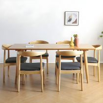 7 Pieces: Table, 6 Chairs