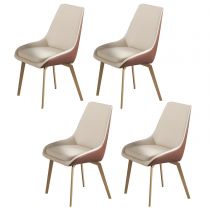 4 Beige Chairs