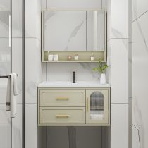 Vanity & Faucet & Mirror Cabinet