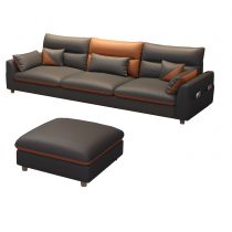 3-Seater Sofa with Ottoman