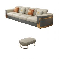 4-Seater Sofa with Ottoman