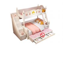 Cama Infantil & Escada Gaveta & Colchão