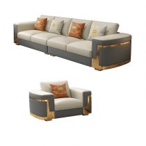 4-Seater Sofa with 1-Seater Sofa