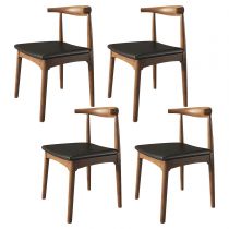 4 Brown Chairs