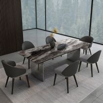 7 Pieces: Table, 6 Chairs