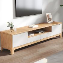 Madera natural + blanco