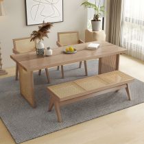 4 Pieces: Table, 2 Chairs, 1 Bench