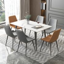 7 Pieces: Table, 6 Chairs