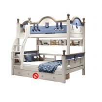 Cama Infantil com Estante e Colchão