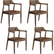 4 Brown Chairs