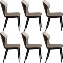 6  Chaises en Beige