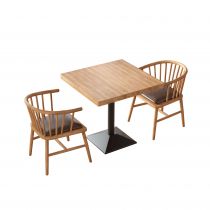 3 Pieces: Table, 2 Chairs