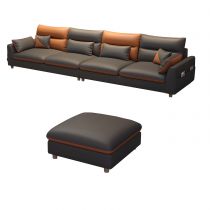 4-Seater Sofa with Ottoman