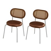 2 Brown Chairs