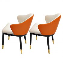 2 Orange Chairs