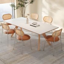 7 Pieces: Table, 6 Chairs