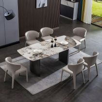 7 Pieces: Table, 6 Chairs