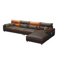 2-Seater Sofa & 1-Seater Sofa & Chaise Longue