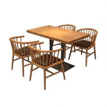 5 Pieces: Table, 4 Chairs