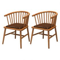 2 Brown Chairs