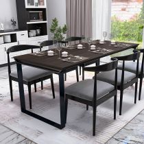 7 Pieces: Table, 6 Chairs