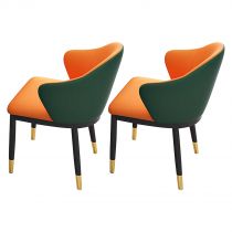 2 Orange Chairs