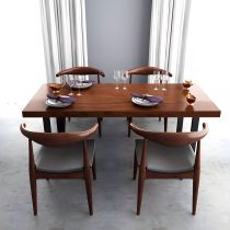 5 Pieces: Table, 4 Chairs