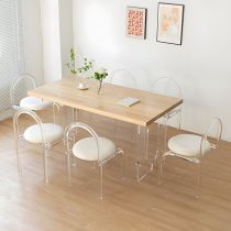 7 Pieces: Table, 6 Chairs