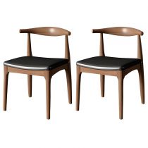 2 Light Brown Chairs