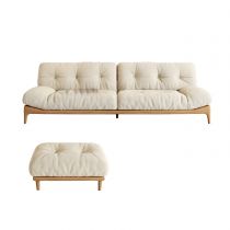 3-Seater Sofa with Ottoman