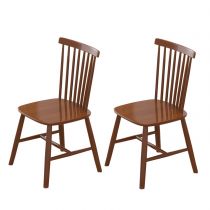 2 Brown Chairs