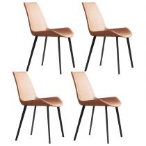 4 Chaises Orange