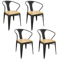 4 Wood Chairs