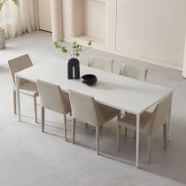 7 Pieces: Table, 6 Chairs