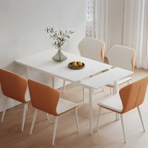 6 Pieces: Table, 5 Chairs