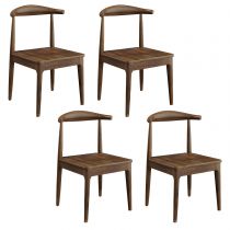 4 Chaises en Bois