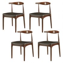 4 Brown Chairs