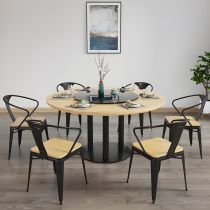 7 Pieces: Table, 6 Chairs