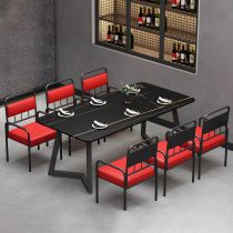 7 Pieces: Table, 6 Chairs